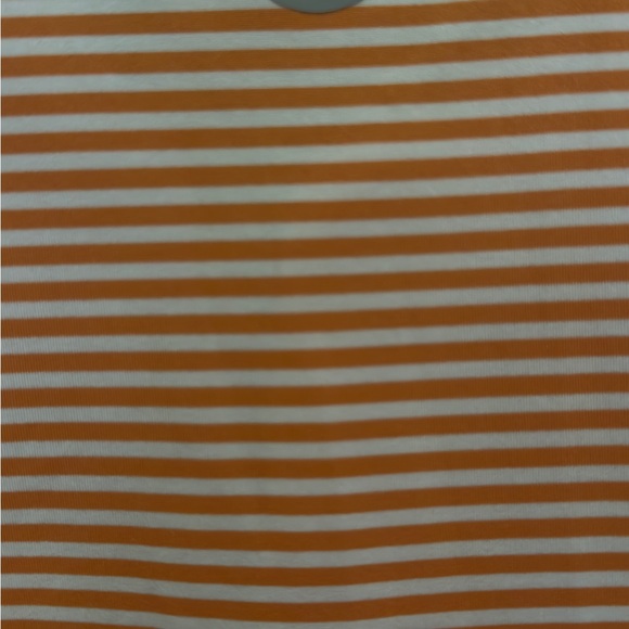 Vineyard Vines Orange White Striped Performance Polo Golf Dress Shirt Size XL - Picture 4 of 4